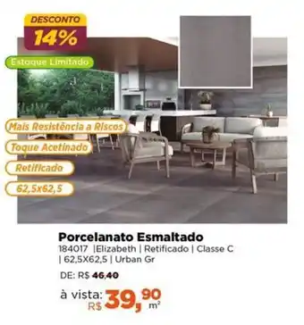 Lojas TaQi Porcelanato Esmaltado oferta