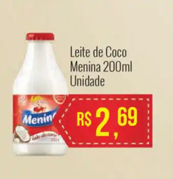 Mart Minas Leite de Coco Menina 200ml unidade oferta