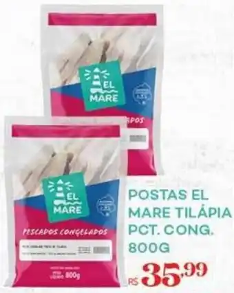 Proença Supermercados POSTAS EL MARE TILAPIA PCT. CONG. 800G oferta