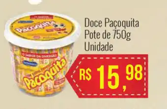 Mart Minas Doce Pacoquita Pote de 750g unidade oferta