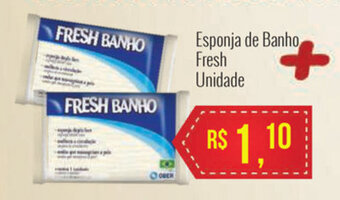 Mart Minas Esponja de Banho Fresh unidade oferta