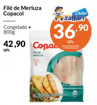 Comercial Zaffari File de Meluza Copacol 800g oferta