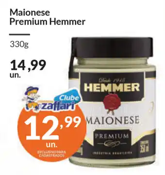 Comercial Zaffari Maionese Premium Hemmer 330g oferta