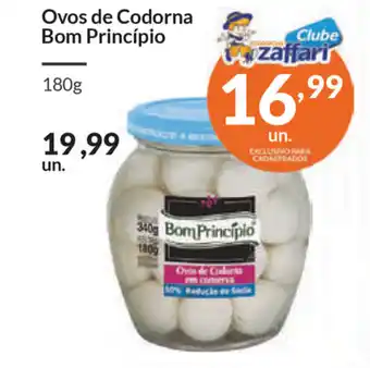 Ovos de Codorna Bom Principio 180g