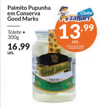 Palmito Pupunha em Conserva Good Marks 300g