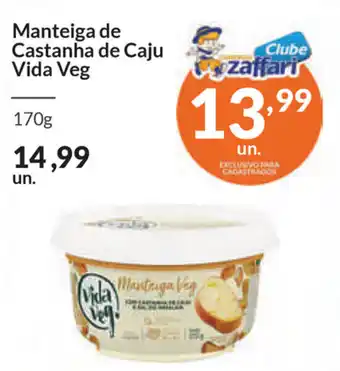 Manteiga de Castanha de Caju Vida Veg 170g