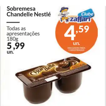 Comercial Zaffari Sobremesa Chandelle Nestle 180g oferta