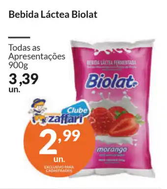 Comercial Zaffari Bebida Lactea Biolat 900g oferta