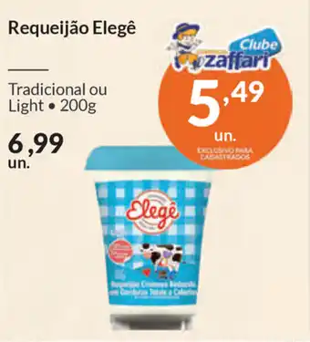 Comercial Zaffari Requeijao Elege 200g oferta
