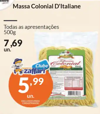 Massa Colonial D'Italiane 500g