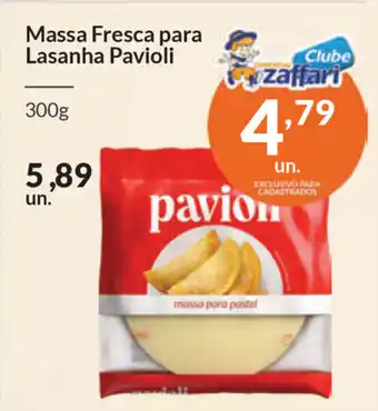 Comercial Zaffari Massa Fresca para Lasanha Pavioli 300g oferta