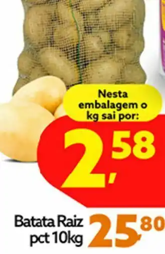 Raiz Superatacado Batata raiz 10kg oferta