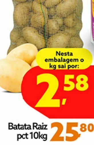 Raiz Superatacado Batata raiz 10kg oferta