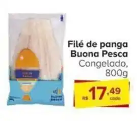 Carrefour Filé de panga Buona Pesca Congelado, 800g oferta
