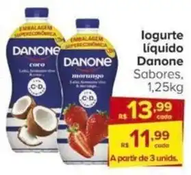 Carrefour logurte Líquido Danone Sabores, 1.25kg oferta