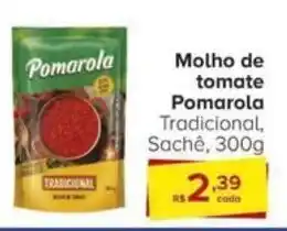 Carrefour Molho de tomate Pomarola Tradicional, Sachê, 300g oferta