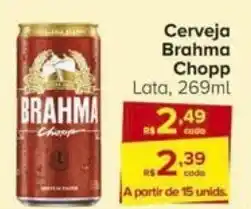 Carrefour Cerveja Brahma Chopp Lata, 269ml oferta