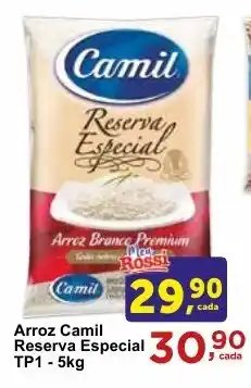 Rossi Supermercado Arroz Camil Reserva Especial TP1-5kg oferta