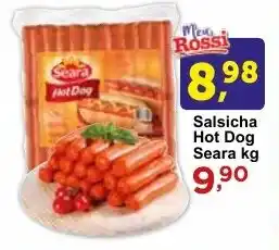 Rossi Supermercado Salsicha Hot Dog Seara kg oferta