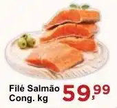 Rossi Supermercado Filé Salmão Cong. kg oferta