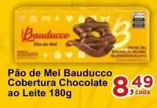 Rossi Supermercado Pão de Mel Bauducco Cobertura Chocolate ao Leite 180g oferta