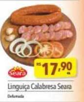 Supermercados Condor Linguiça Calabresa Seara oferta
