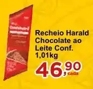 Rossi Supermercado Recheio Harald Chocolate ao Leite Conf. 1,01kg oferta