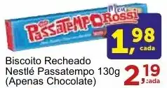 Rossi Supermercado Biscoito Recheado Nestlé Passatempo 130g (Apenas Chocolate) oferta