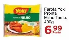 Rossi Supermercado Farofa Yoki Pronta Milho Temp. 400g oferta