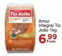Rossi Supermercado Arroz Integral Tio João 1kg oferta
