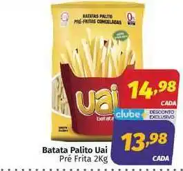 Supermercados Cidade Canção Batata Palito Uai 2kg oferta