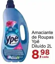 Rossi Supermercado Amaciante de Roupas Ypê Diluído 2L oferta