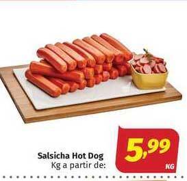 Supermercados Cidade Canção Salsicha Hot Dog oferta
