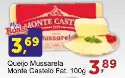 Rossi Supermercado Queijo Mussarela Monte Castelo Fat. 100g oferta