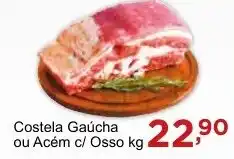 Rossi Supermercado Costela Gaúcha ou Acém c/ Osso kg oferta