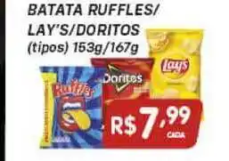 Batata Ruffes Lay's Doritos 153g/167g