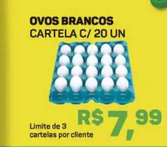 Pais e Filhos Supermercados Ovos Branco Cartela oferta