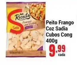Negreiros Peito Frango Coz Sadia Cubos Cong 400g oferta