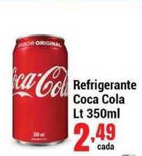 Negreiros Refrigerante Coca Cola Lt 350ml oferta