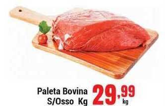 Negreiros Paleta Bovina S Osso 1kg oferta