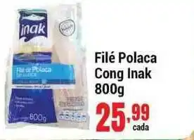 Negreiros Filé Polaca Cong Inak 800g oferta