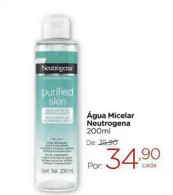 Drogarias Carrefour água Micelar Neutrogena oferta