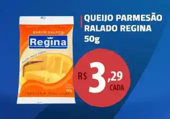 Extrabom Supermercados Queijo Parmesão Ralado Regina 50g oferta
