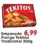 Chama Supermercados Empanado Frango Tekitos Tradicional 300g oferta