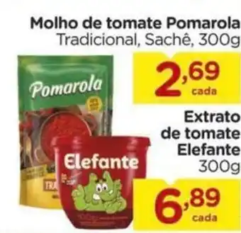 Carrefour Molho de tomate Pomarola Tradicional, Sachê, 300g oferta