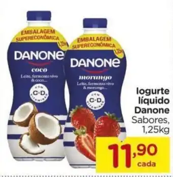 Carrefour logurte líquido Danone Sabores, 1,25kg oferta