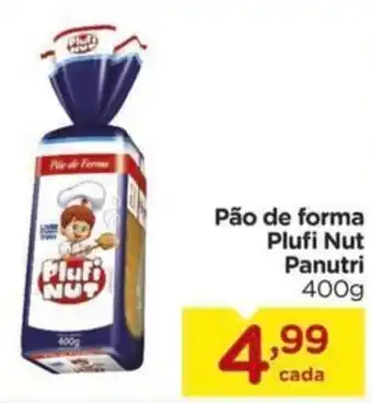 Carrefour Pão de forma Plufi Nut Panutri 400g oferta