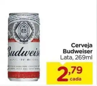 Carrefour Cerveja Budweiser Lata, 269ml oferta