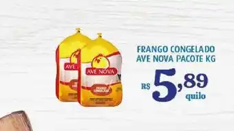 Bahamas Supermercados Frango Congelado Ave Nova 1kg oferta