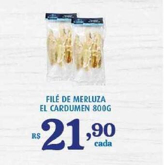 Bahamas Supermercados Filé De Merluza El Cardumen 800g oferta